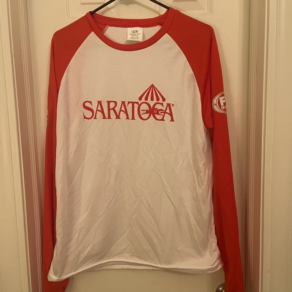 Saratoga race track long sleeve